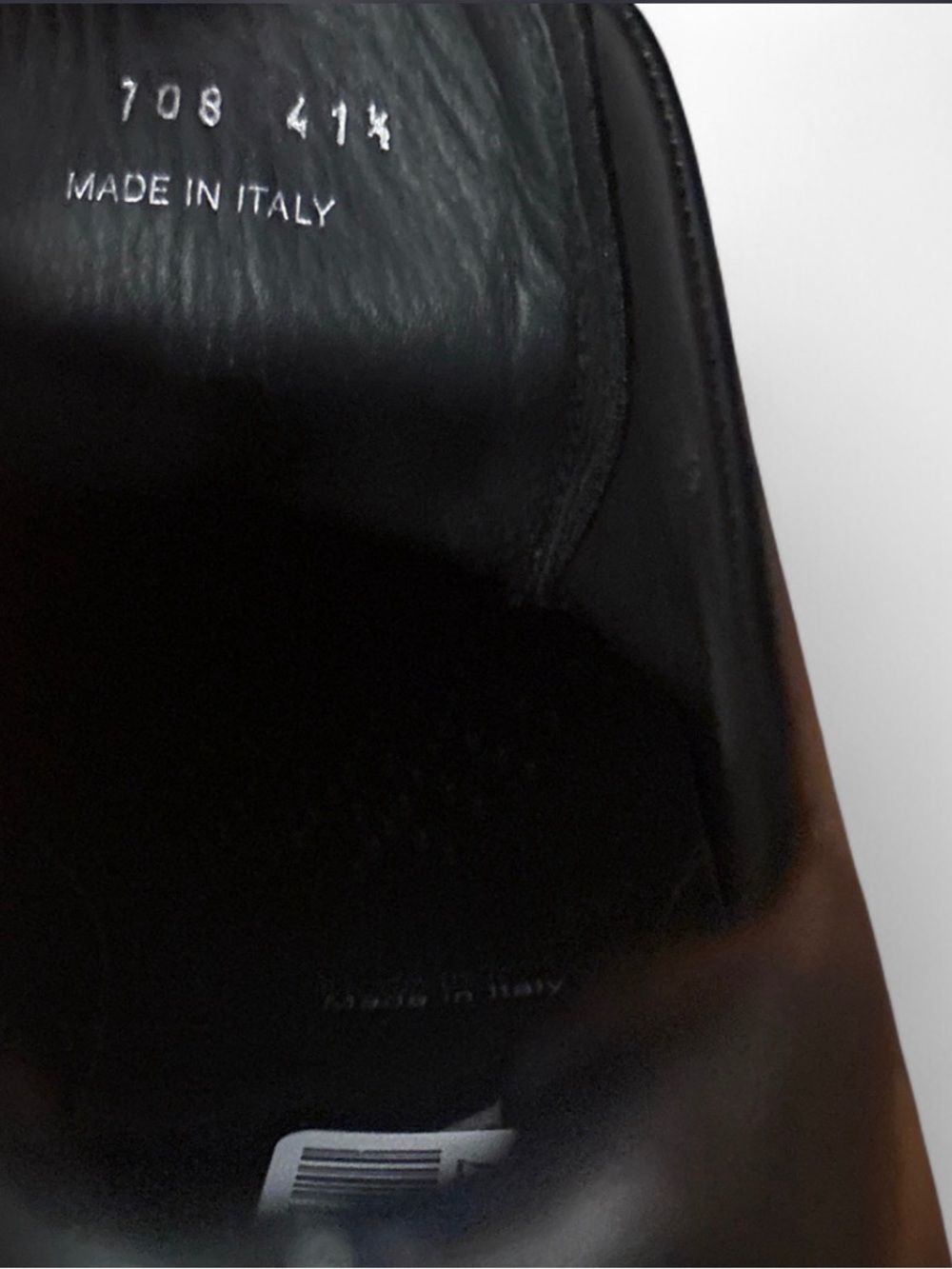Prada Men's Black Leather Chunky Derby Shoes - Picture 7 of 8